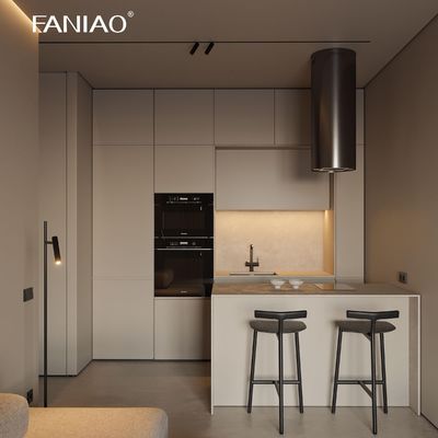 Contemporary Kitchenette Mini Kitchen Potable Melamine Kitchen Cabinet for Hotel