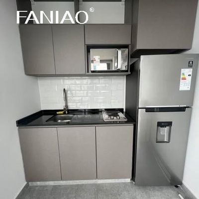 Custom Tiny Compact Mini Kitchen Cabinet For Apartments And Hotel