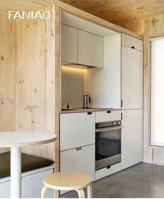 Custom Kitchen Countertop With Cabinet Mini Hotel Apartment Kitchenette Modular Melamine Kitchen Cabinets