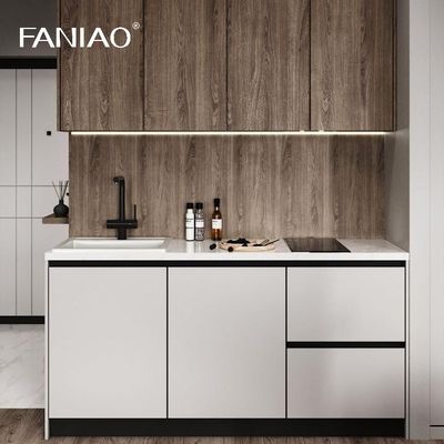 Melamine Kitchen Cabinets Kitchenette All In One Mini Kitchen For Apartments And Hotel