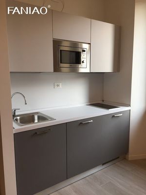 Modern Hotel Project Kitchen Cabinet Customized Mini Compact Kitchenette