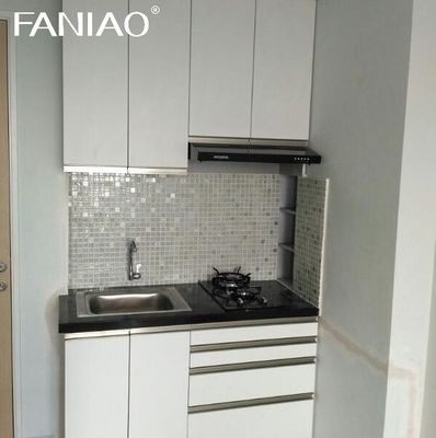 Modern Hotel Project Kitchen Cabinet Customized Mini Compact Kitchenette