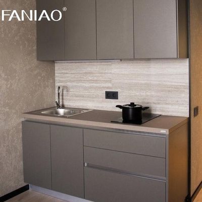 High End Small Kitchen Cabinet Set Flat Pack Mini Kitchenette For Apartment Hotel