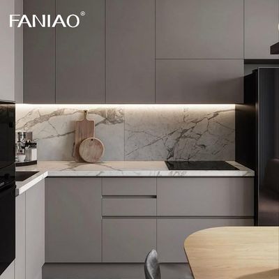 High End Small Kitchen Cabinet Set Flat Pack Mini Kitchenette For Apartment Hotel