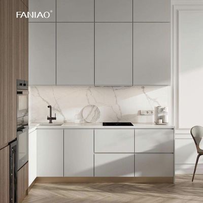 High End Small Kitchen Cabinet Set Flat Pack Mini Kitchenette For Apartment Hotel