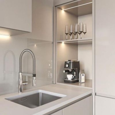 Modular Wooden Cupboard Kitchenette For Apartments All In One  Cabinets Kitchen Furniture Manufacturer