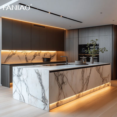 Custom Modular Modern Design Villa Kitchen Furniture Kitchen Cabinet