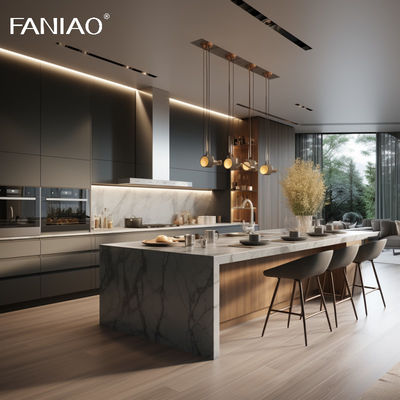 Custom Modular Modern Design Villa Kitchen Furniture Kitchen Cabinet