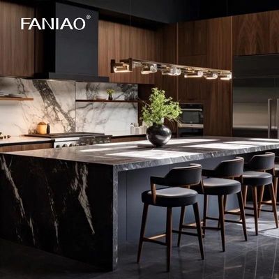 Cabinets Supplier Modern Island Kitchen Designs Complete Metal Laminate Glossy Kitchen Cabinets