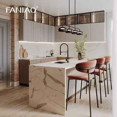 Smart Modern Style Customized Kitchen Cabinet Lacquer Finish Design Kitchen Cabinet