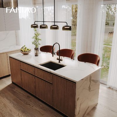 Smart Modern Style Customized Kitchen Cabinet Lacquer Finish Design Kitchen Cabinet