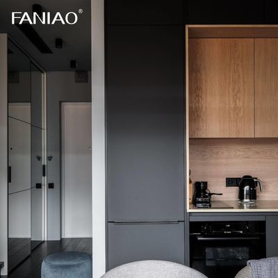 Factory Wholesale Hotel Small Kitchen Design Modern Mini Kitchenette Set Melamine Kitchen Cabinet