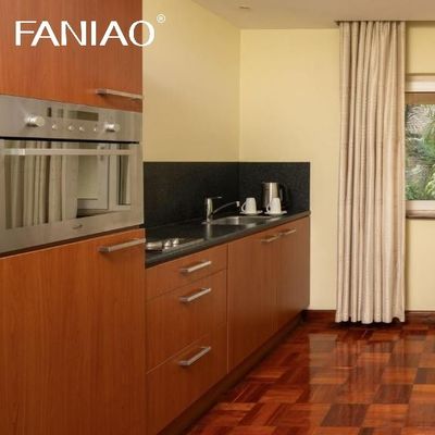 Custom Hotel Room Modern Lacquer Small Space Kitchenette Mini Kitchen Cabinet Set With Sink