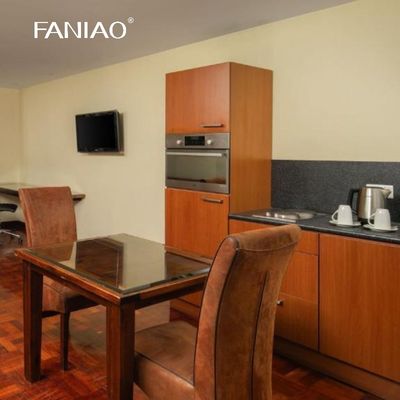 Custom Hotel Room Modern Lacquer Small Space Kitchenette Mini Kitchen Cabinet Set With Sink