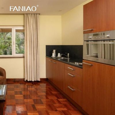 Custom Hotel Room Modern Lacquer Small Space Kitchenette Mini Kitchen Cabinet Set With Sink
