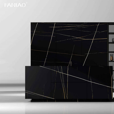 Custom Luxury Villa Lacquer Double Sink Island Design Modern Full Kitchen Cabinet