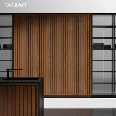 Custom Luxury Villa Lacquer Double Sink Island Design Modern Full Kitchen Cabinet