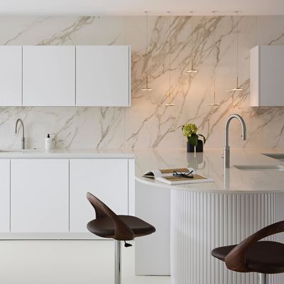 Wholesale Modern White L Shaped Melamine Kitchen New Design Kitchen Cabinets