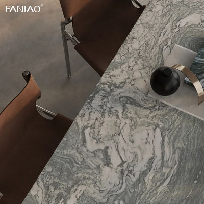 Modern Designs Stainless Steel Custom Furniture I Shaped Kitchen Cabinets Wood Grain Wall Cabinet Stainless Island