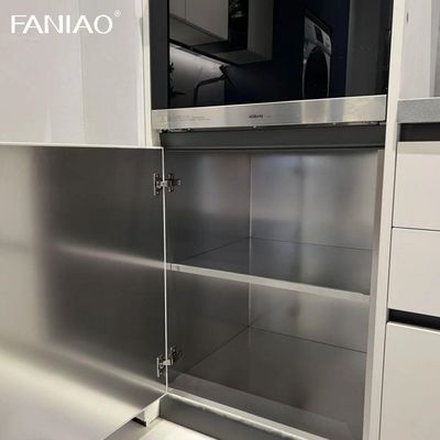 Customized Smart Design Modern Kitchen Cabinet White Color And Modular Storage Cabinet Unit