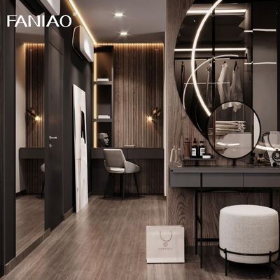 Custom Dressing Room Walk In Bedroom Closet Storage Cabinet Combination Floor To Ceiling Open Wardrobe