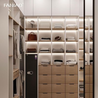 Aluminium Closet Home Furniture Bedroom Furniture Wardrobe Customized Durable Modern Bedroom Cabinets Wooden
