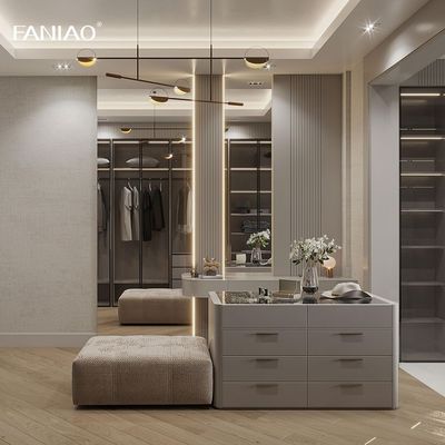 Luxury Modern Armarios Bedroom Furniture Set Furniture Cabinets Clothes Closet Walk In Closet With Mirror Wardrobe