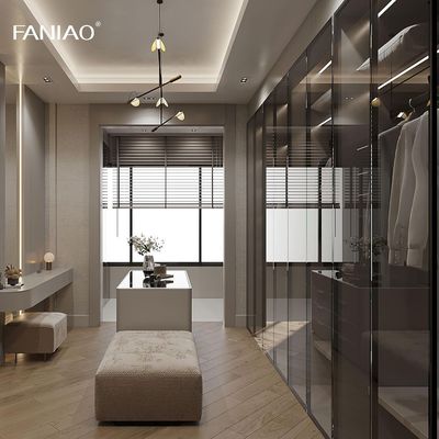 Luxury Modern Armarios Bedroom Furniture Set Furniture Cabinets Clothes Closet Walk In Closet With Mirror Wardrobe