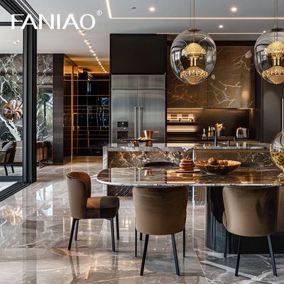 Modern Luxury Ready to Assemble Interior Furniture Flat Pack Cabinet Design Cupboard Kitchen Cabinets