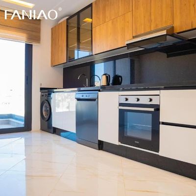 Custom Full Luxury Lacquer With Sink Modern MINI Kitchen Cabinet For Hotel