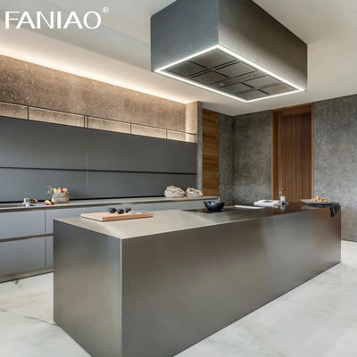 Smart Kitchen Furniture Cupboards Luxury Stainless Steel Modern Kitchen Cabinet