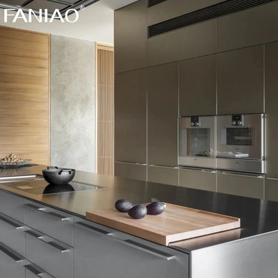 Smart Kitchen Furniture Cupboards Luxury Stainless Steel Modern Kitchen Cabinet