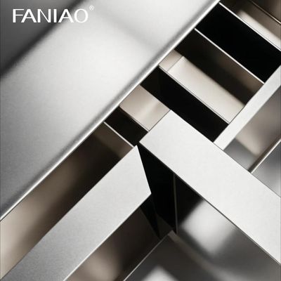 New Industrial Design Stainless Steel 304 Kitchen Cabinets Island With Sink And Faucet