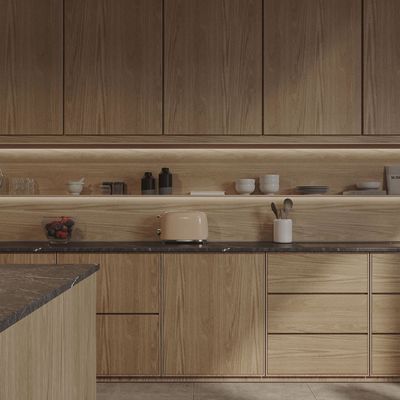 Modern Style Manufacturer Full Set Designs Complete Minimalist Wood Grain Kitchen Cabinets
