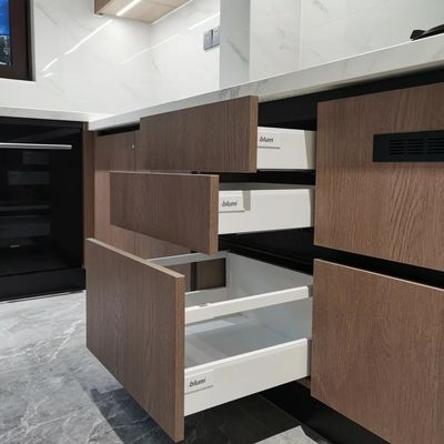 Professional Complete Wooden Veneer Kitchen Design Modern Cupboards For kitchen Cabinet
