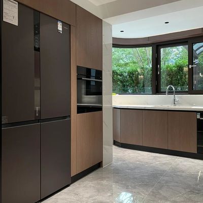 Professional Complete Wooden Veneer Kitchen Design Modern Cupboards For kitchen Cabinet