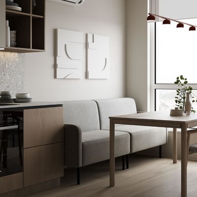 Kitchen Wooden Cabinets With Marble Island Matt Finish Cupboard Handles Wooden Veneer Kitchen Cabinet For Apartment