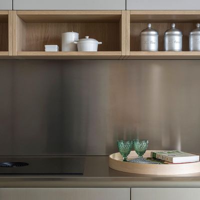 Custom Storage Modern Design Smart Kitchen White Smart Stainless Steel Kitchen Cabinet