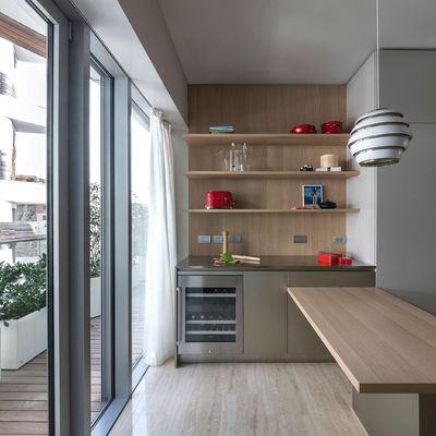 Custom Storage Modern Design Smart Kitchen White Smart Stainless Steel Kitchen Cabinet