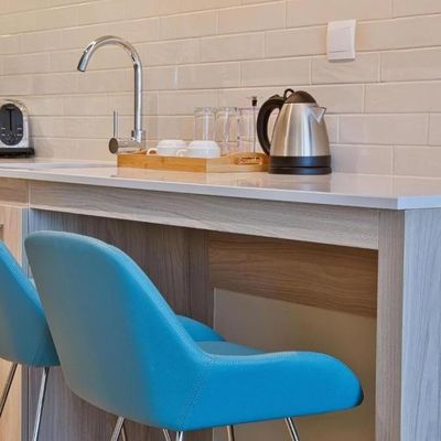 Hotel Mini Kitchen Cabinet Sets  Modern Wood Custom Design Kitchen Furniture Apartment Use