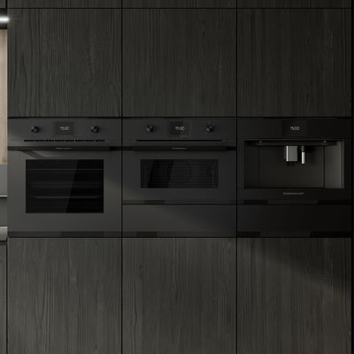 Latest Modern Luxury Solid Wood Veneer Kitchen Cabinet For Villa House Building Project