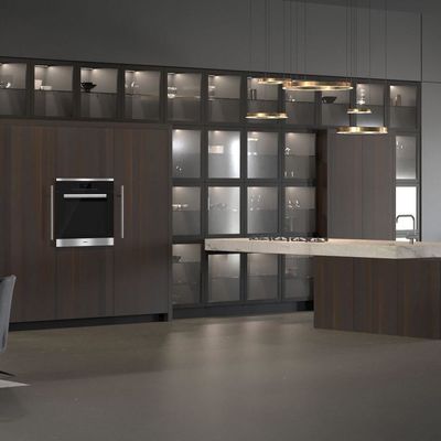 Kitchen Furniture Luxury Wooden Wall Hanging Smart Custom Home Modular Kitchen Cabinet Modern Design