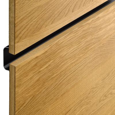 Factory Price Custom Design Wood Grain Kitchen Cabinet For Home Builders