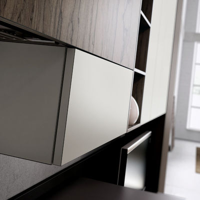 Custom Cabinets Furniture Automatic High-end Design Solid Wood Melamine Kitchen Cabinet