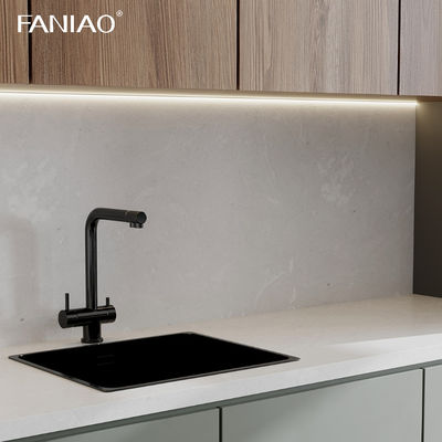 Custom Factory Direct Modern White Traditional Modular Lacquer Finish Handless Plywood Kitchen Cabinets