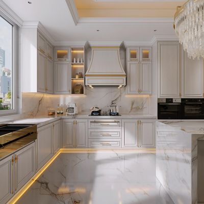 Modern Wall Hanging Cupboards Solid Wood Furniture Europe Kitchen Cabinet