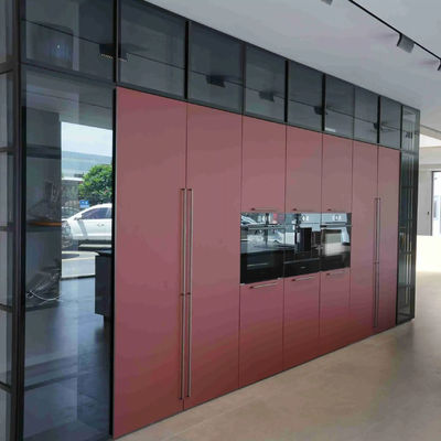 Luxury Solid Wood Kitchen Cabinets Living Room Furniture For Custom Villas