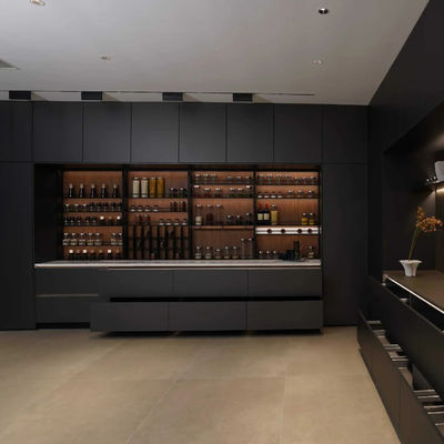 Modern Kitchen For Home Solid Wood Kitchen Cabinets Countertop Island Set Sink And Full Kitchen Cabinets