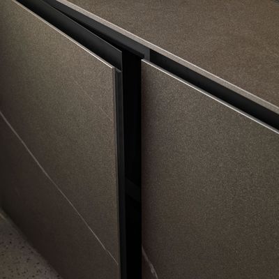Luxury Quartz Countertops Kitchen Cabinets Complete Contemporary Glass Door Wall Cabinets Kitchen Design