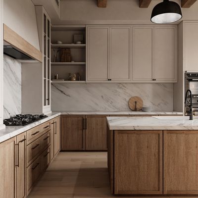 Engineering Luxury Furniture Smart Frame Door Panel Wood Kitchen Cabinet Designs